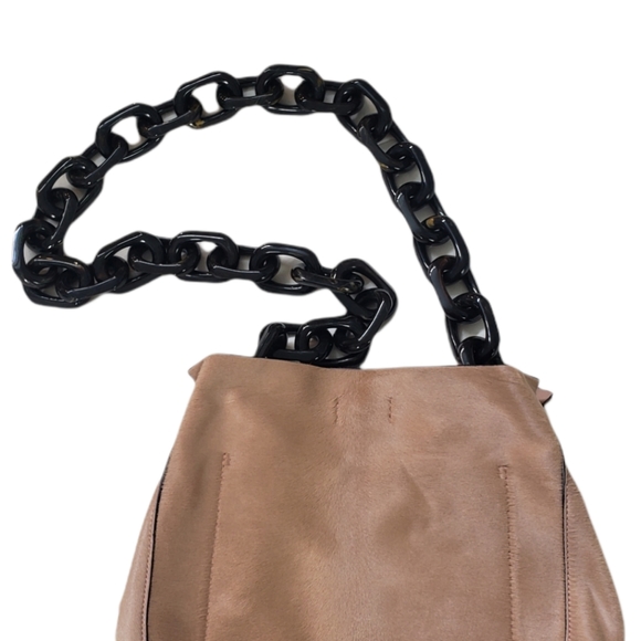 Haircalf Large Saddle Handbag - Picture 3 of 9